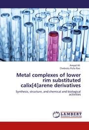 Cover von Metal complexes of lower rim substituted calix[4]arene derivatives