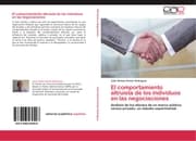 Cover von El comportamiento altruista de los individuos en las negociaciones