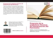 Cover von Programa de la asignatura Técnicas de Interpretación del Patrimonio