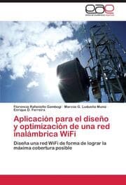 Cover von Aplicación para el diseño y optimización de una red inalámbrica WiFi