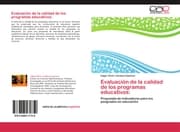 Cover von Evaluacion de la calidad de los programas educativos: