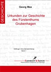 Cover von Urkundenbuch zur Geschichte des Fürstenthums Grubenhagen