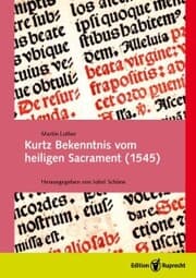 Cover von Kurtz Bekenntnis vom heiligen Sacrament (1545)