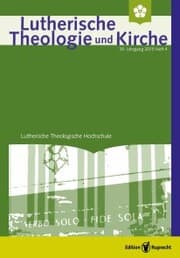 Cover von Lutherische Theologie und Kirche, Heft 04/2015 - Einzelkapitel - Das Alte Testament als Wort Gottes an Christen