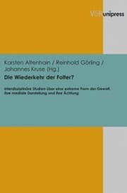 Cover von Die Wiederkehr der Folter?