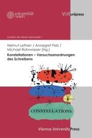 Cover von Konstellationen - Versuchsanordnungen des Schreibens