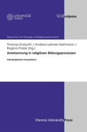 Cover von Anerkennung in religiösen Bildungsprozessen
