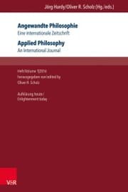 Cover von Angewandte Philosophie. Eine internationale Zeitschrift / Applied Philosophy. An International Journal