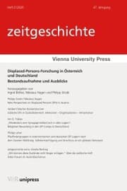 Cover von Displaced-Persons-Forschung in Österreich und Deutschland