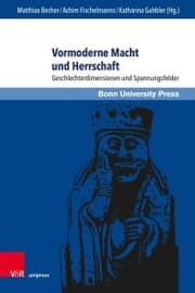 Cover von Vormoderne Macht und Herrschaft