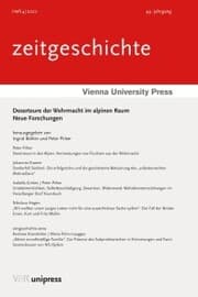 Cover von Deserteure der Wehrmacht im alpinen Raum
