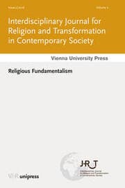 Cover von Religious Fundamentalism (J-RaT Jg. 2 Heft 2)