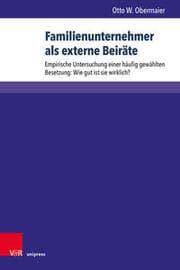 Cover von Familienunternehmer als externe Beiräte