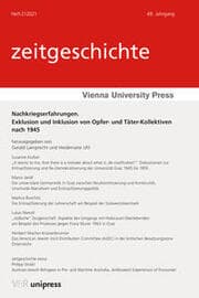 Cover von Nachkriegserfahrungen
