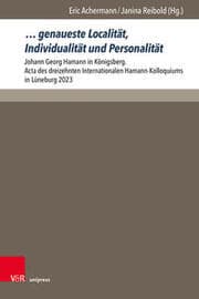 Cover von genaueste Localität, Individualität und Personalität