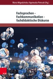 Cover von Fachsprachen - Fachkommunikation - fachdidaktische Diskurse