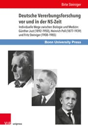 Cover von Deutsche Vererbungsforschung vor und in der NS-Zeit