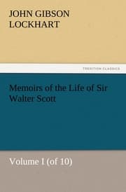 Cover von Memoirs of the Life of Sir Walter Scott, Volume I (of 10)