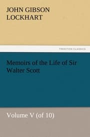 Cover von Memoirs of the Life of Sir Walter Scott, Volume V (of 10)