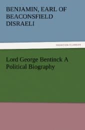 Cover von Lord George Bentinck A Political Biography