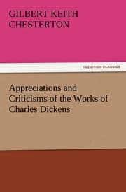 Cover von Appreciations and Criticisms of the Works of Charles Dickens
