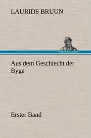 Cover von Aus dem Geschlecht der Byge - Erster Band