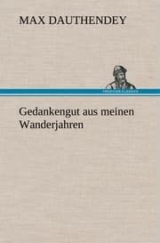 Cover von Gedankengut aus meinen Wanderjahren