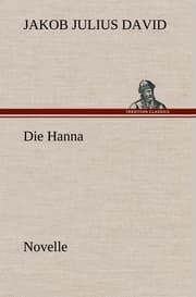 Cover von Die Hanna.Novelle