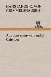 Cover von Aus dem ewig-währenden Calender