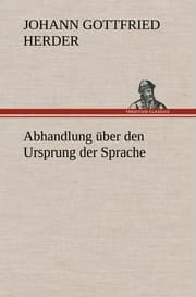 Cover von Abhandlung über den Ursprung der Sprache