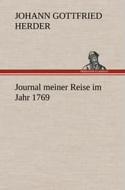 Cover von Journal meiner Reise im Jahr 1769