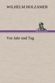 Cover von Vor Jahr und Tag