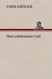 Cover von Dem unbekannten Gott