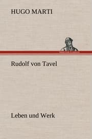 Cover von Rudolf von Tavel - Leben und Werk