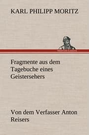 Cover von Fragmente aus dem Tagebuche eines Geistersehers