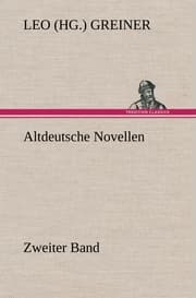 Cover von Altdeutsche Novellen - Zweiter Band