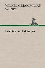 Cover von Erlebtes und Erkanntes