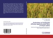 Cover von Evaluation of herbicidal efficacy against weed flora in Oryza sativa