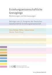 Cover von Erziehungswissenschaftliche Grenzgänge