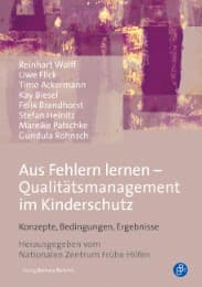 Cover von Aus Fehlern lernen - Qualitätsmanagement im Kinderschutz