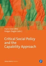 Cover von Critical Social Policy and the Capability Approach