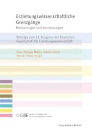 Cover von Erziehungswissenschaftliche Grenzgänge