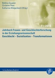 Cover von Geschlecht - Sozialisation - Transformationen