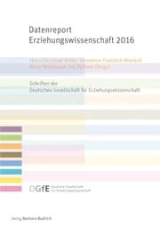 Cover von Datenreport Erziehungswissenschaft 2016