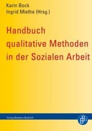 Cover von Handbuch qualitative Methoden in der Sozialen Arbeit