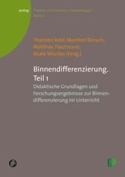 Cover von Binnendifferenzierung. Teil 1