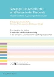 Cover von Pädagogik und Geschlechterverhältnisse in der Pandemie