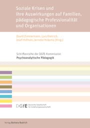Cover von Soziale Krisen und ihre Auswirkungen auf Familien, pädagogische Professionalität und Organisationen