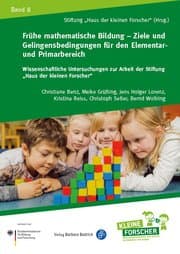 Cover von Frühe mathematische Bildung - Ziele und Gelingensbedingungen für den Elementar- und Primarbereich