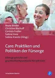 Cover von Care: Praktiken und Politiken der Fürsorge